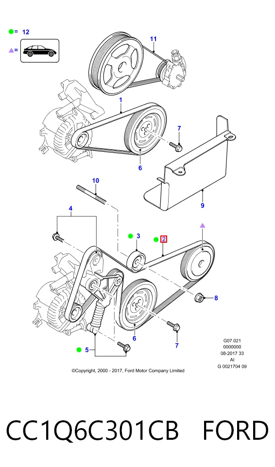 CC1Q6C301CB Ford