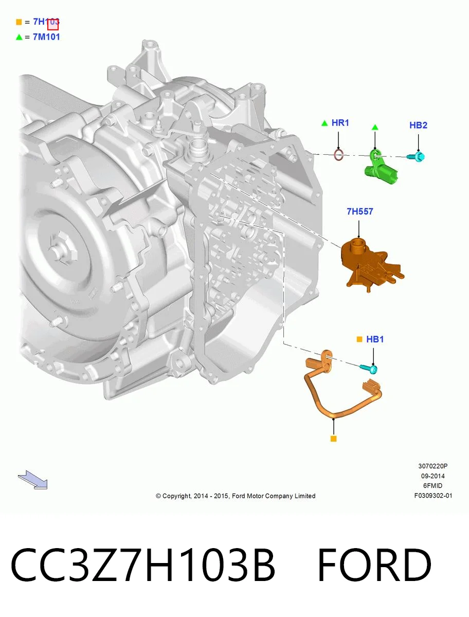 Sensor de velocidade para Ford Explorer  U5