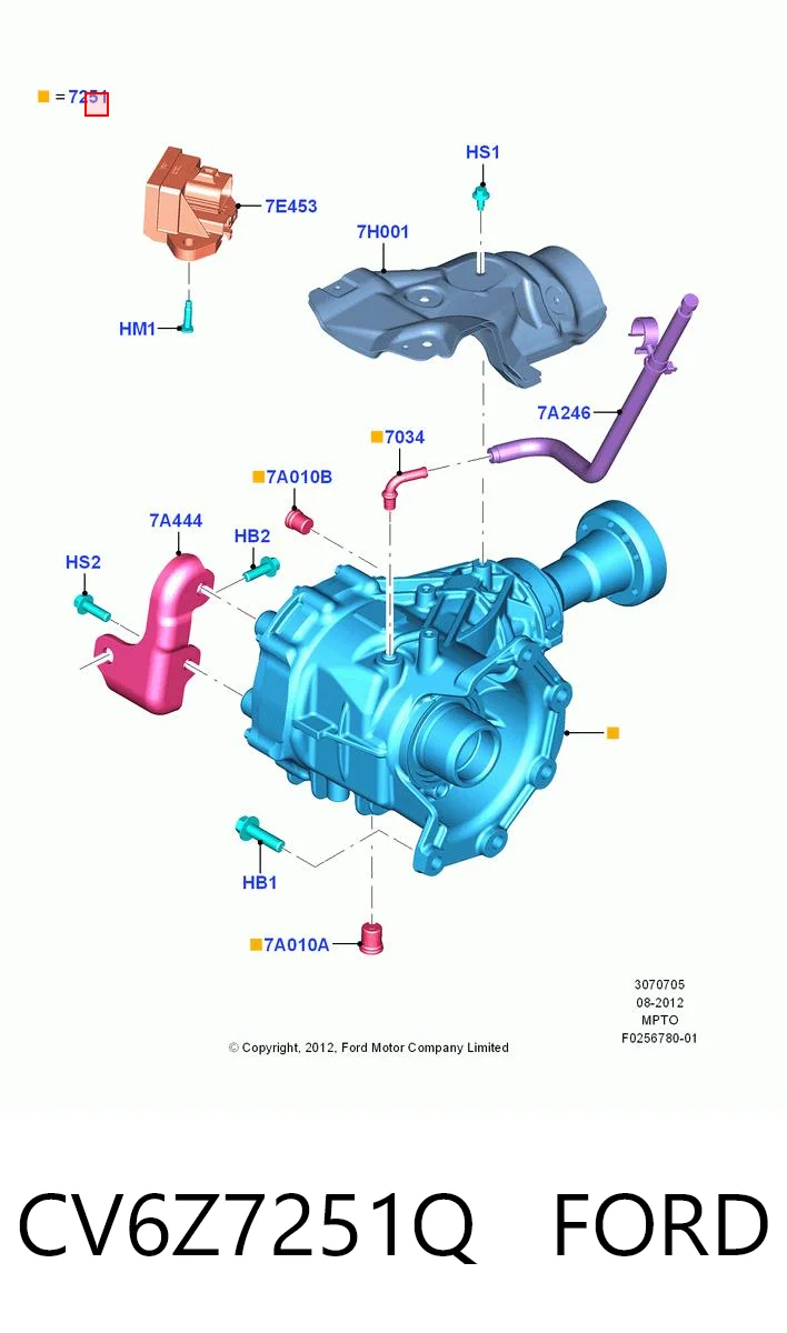 Caixa de transferência para Ford Escape II DM2