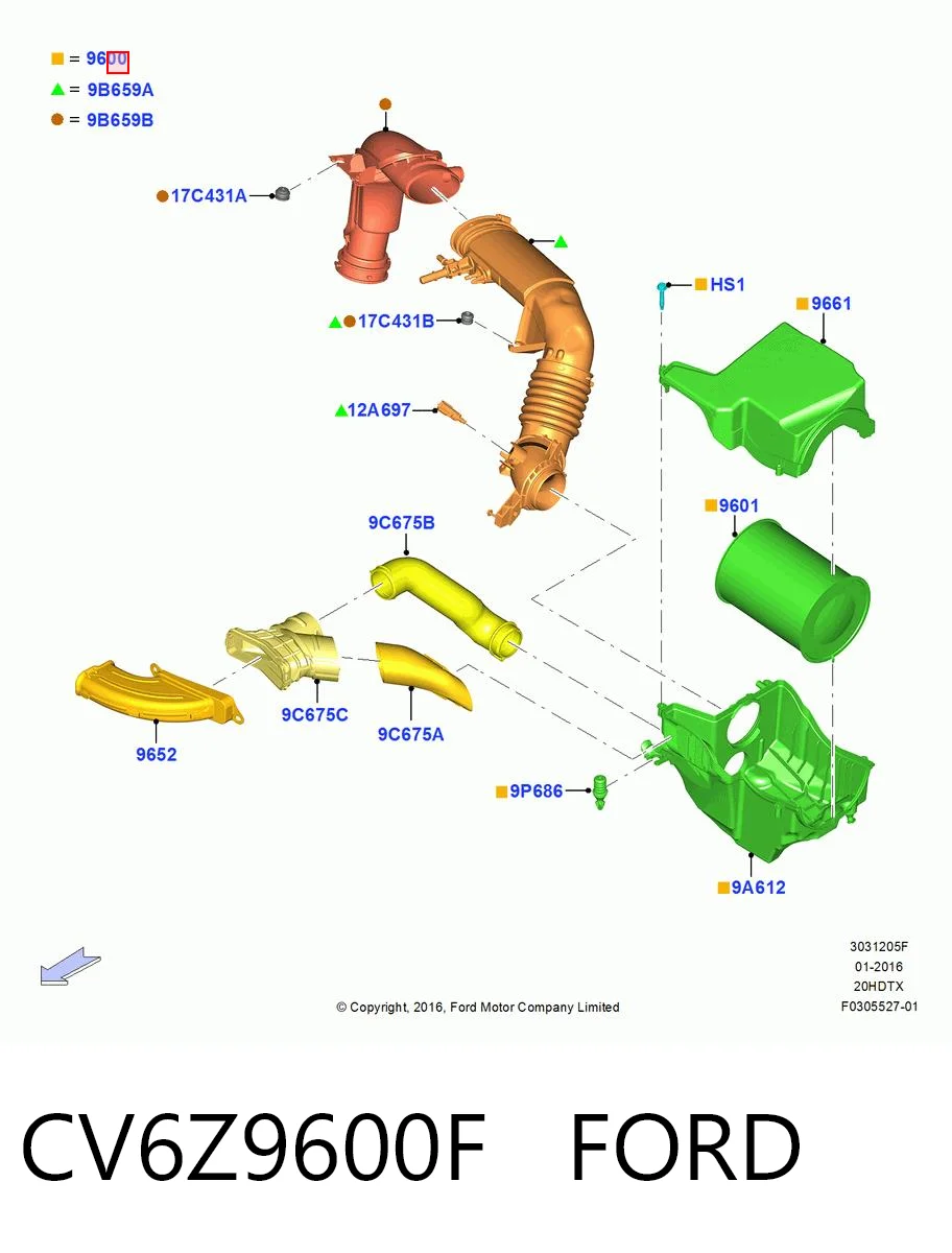 CV6Z9600F Ford