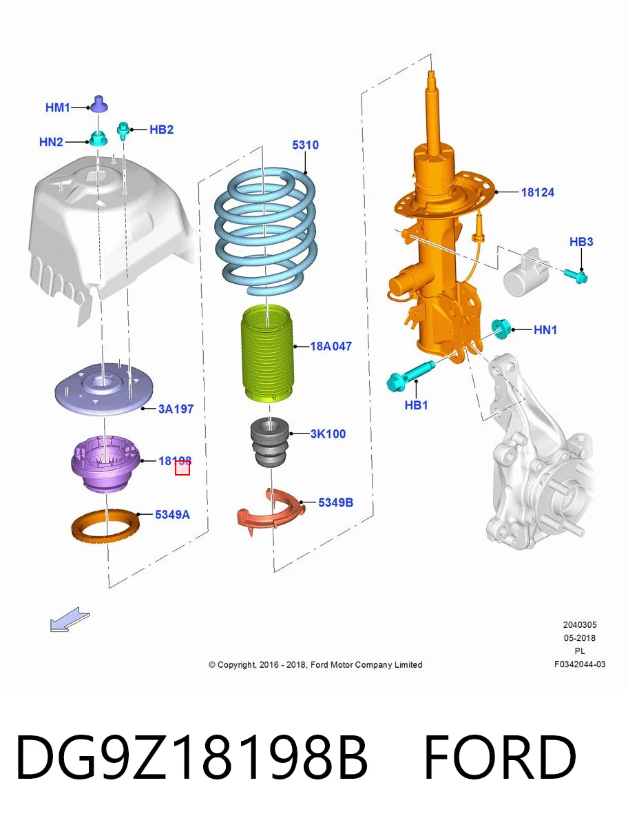 DG9Z18198B Ford