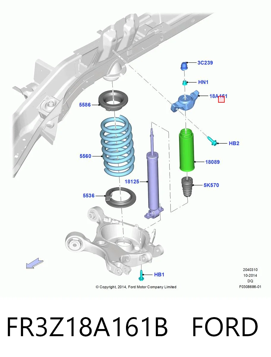 FR3Z18A161B Ford
