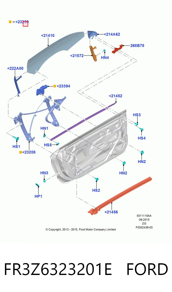 FR3Z6323201E Ford 