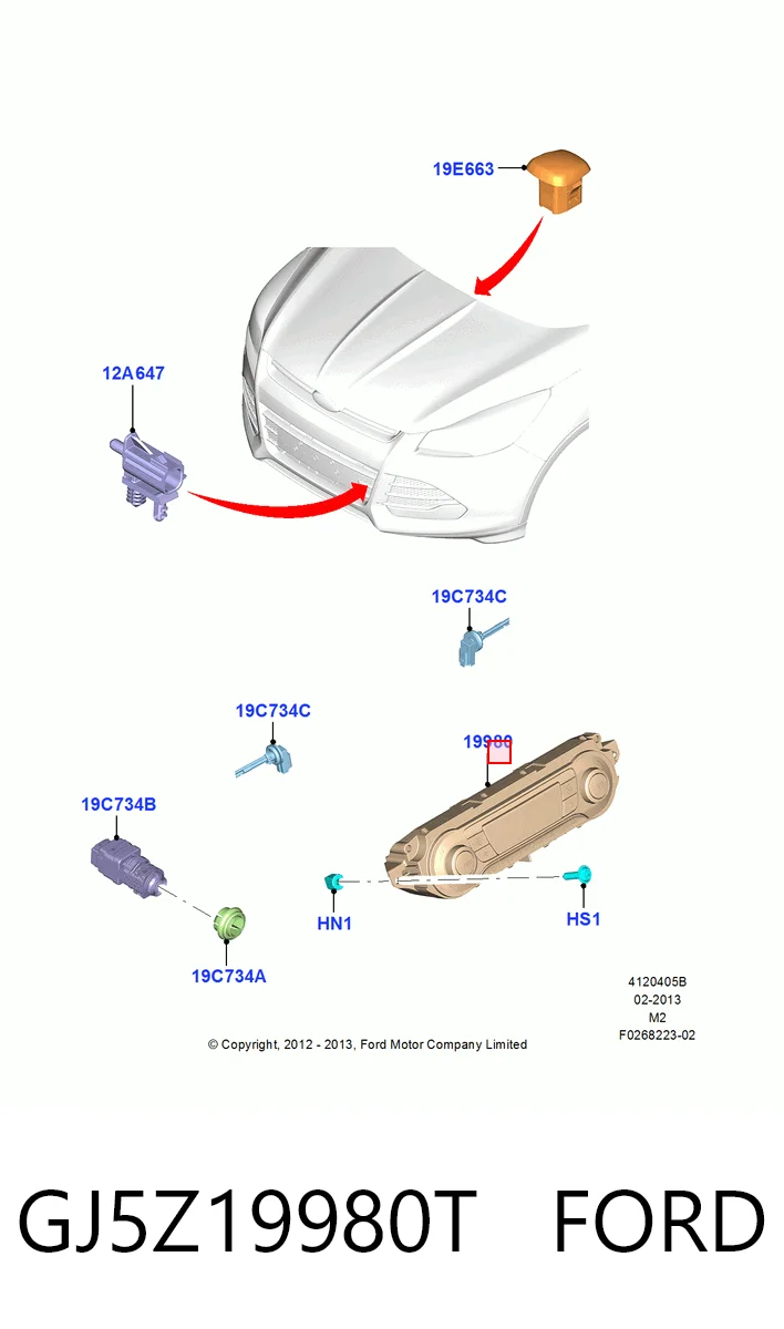 Unidade de controlo dos modos de aquecimento/condicionamento Ford Escape  DM2 ao melhor preço