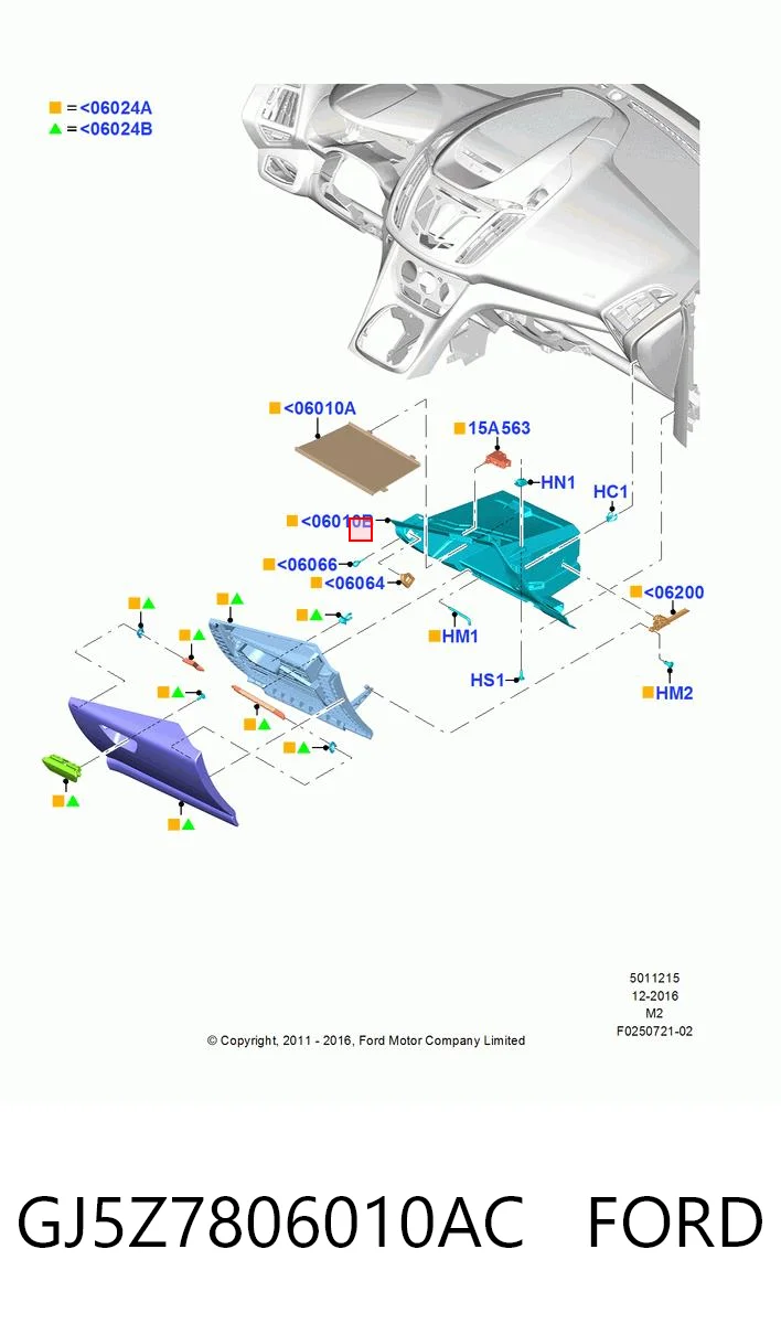 GJ5Z7806010AC Ford