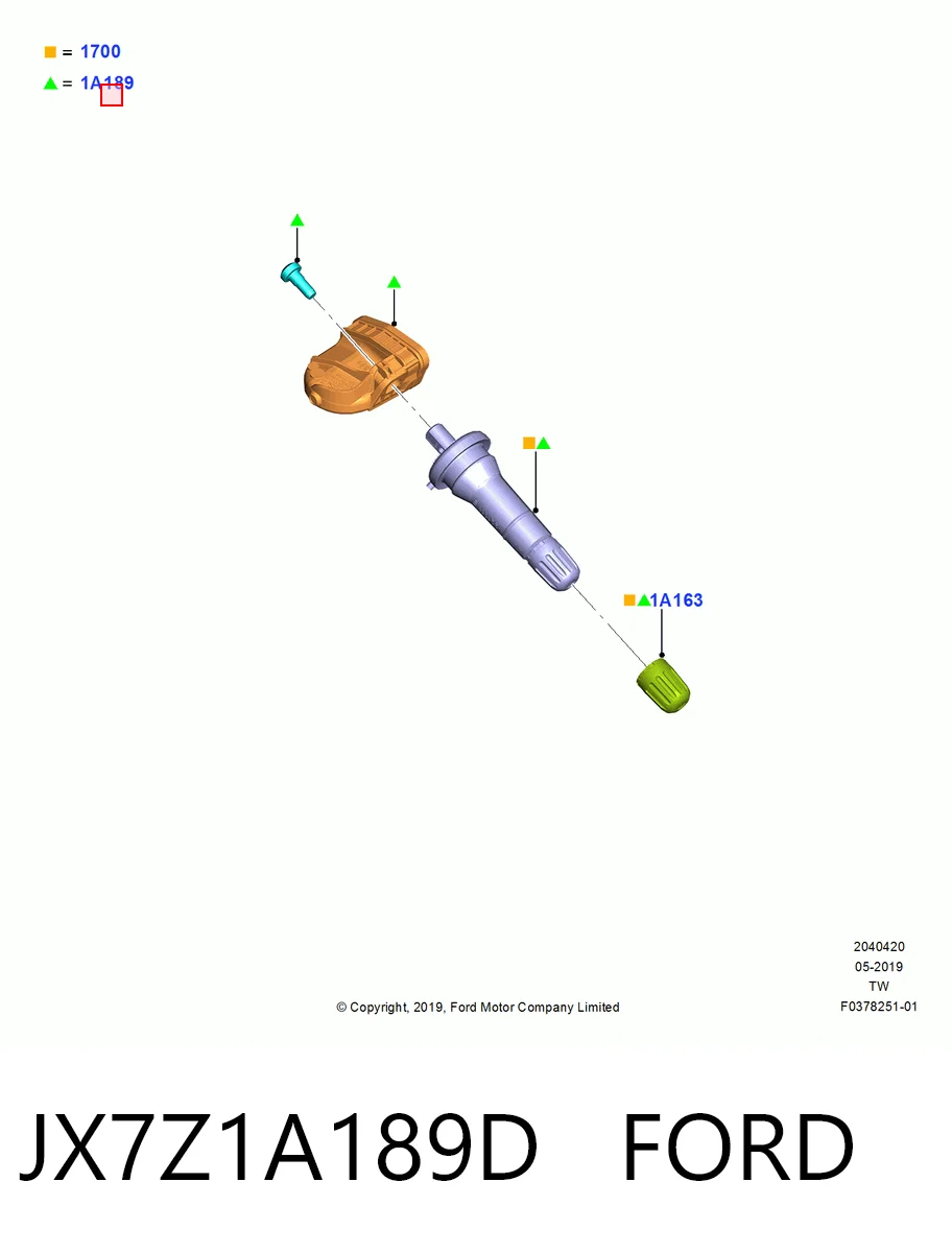 Sensor de pressão de ar nos pneus Ford Escape preço, a partir de 219,81 USD