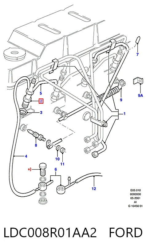 Injetor de injeção de combustível para Ford Mondeo II BFP