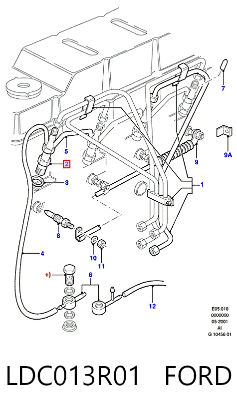 Injetor de injeção de combustível Ford Mondeo II BFP
