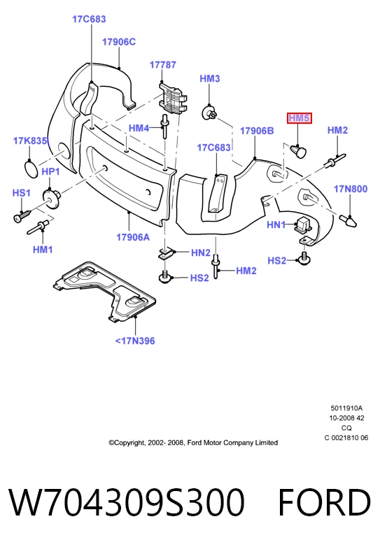 W704309S300 Ford