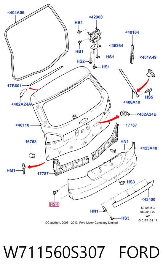 W711560S307 Ford
