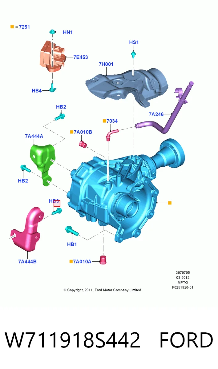 W711918S442 Ford