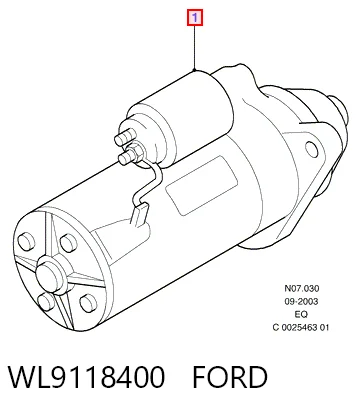 WL9118400 Ford Motor de arranco