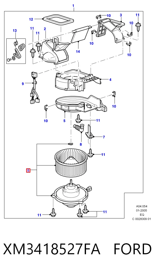 Compre Motor de ventilador de forno (de aquecedor de salão) Ford Ranger 