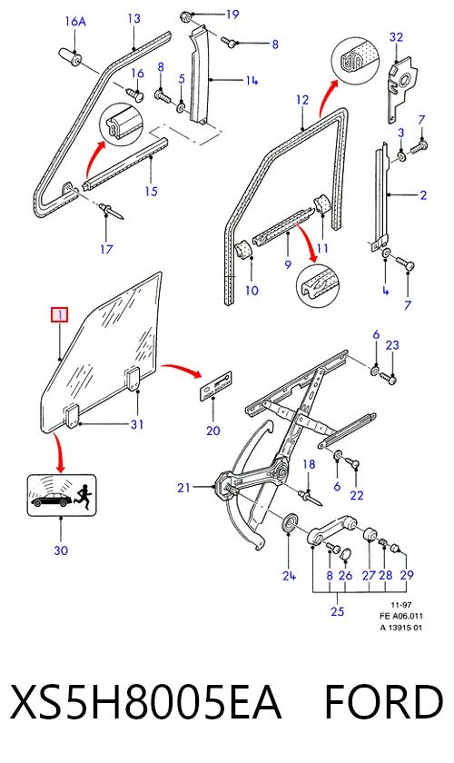 XS5H8005EA Ford