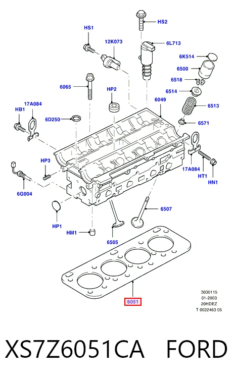 Compre YF0910271B Mazda Vedante de cabeça de motor (CBC)