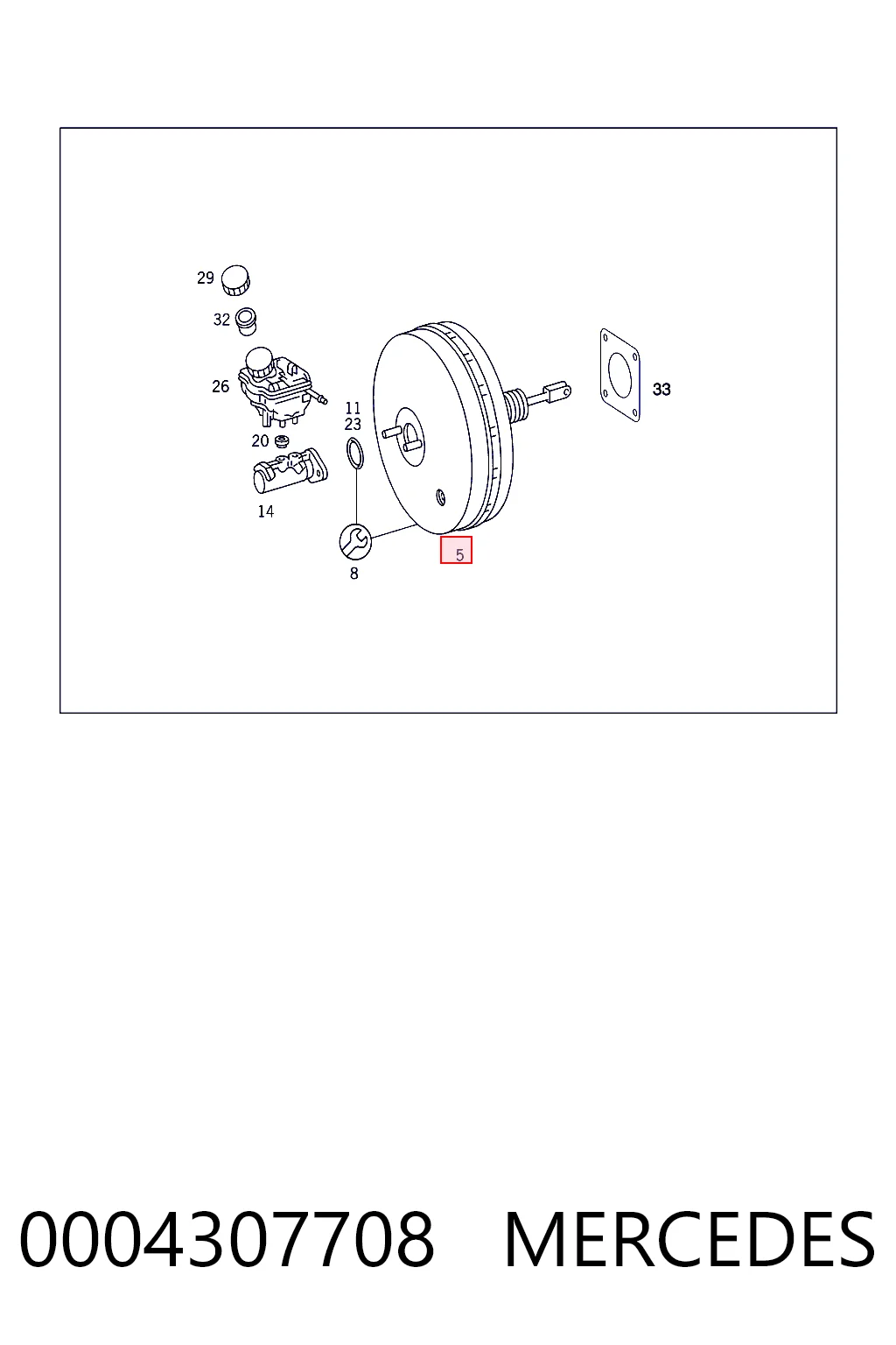 0204125265 Bosch Reforçador dos freios a vácuo