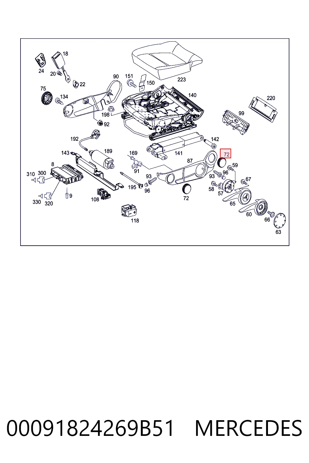 00091824269B51 Mercedes