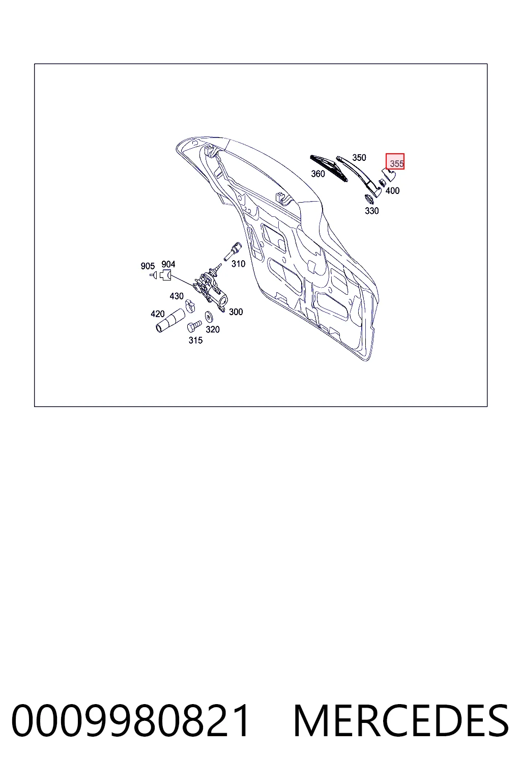 0009980821 Mercedes