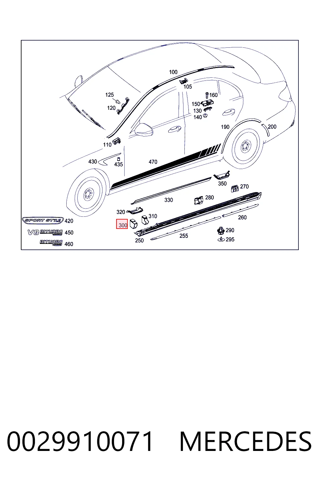0029910071 Mercedes