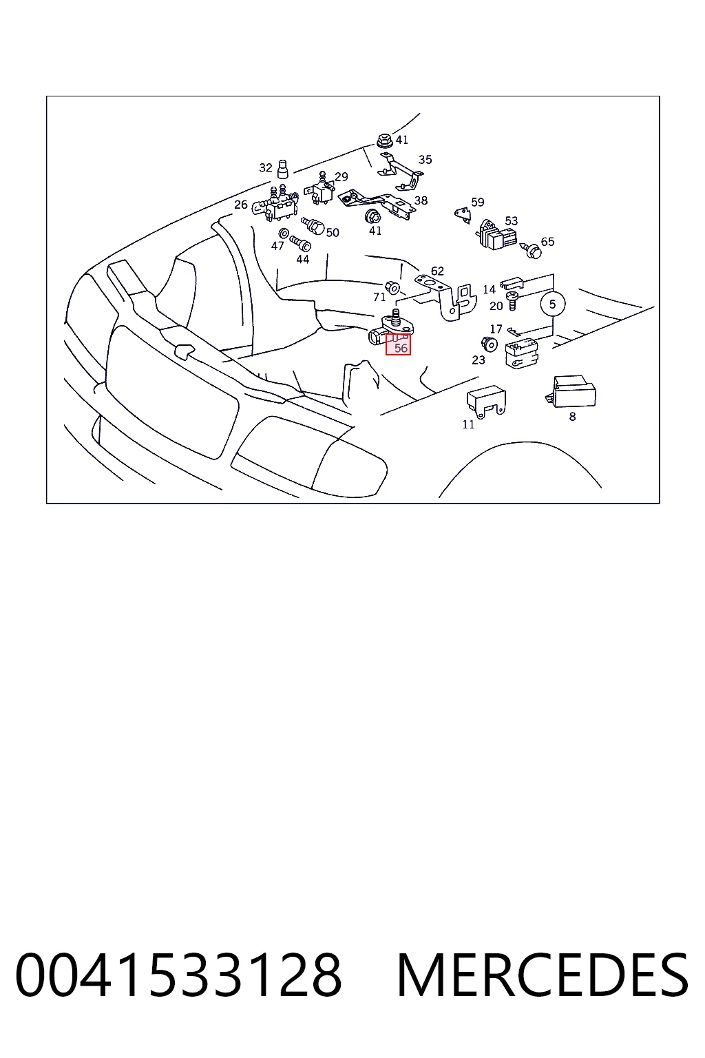 Compre 0041533128 VAG Sensor de pressão no coletor de admissão, MAP