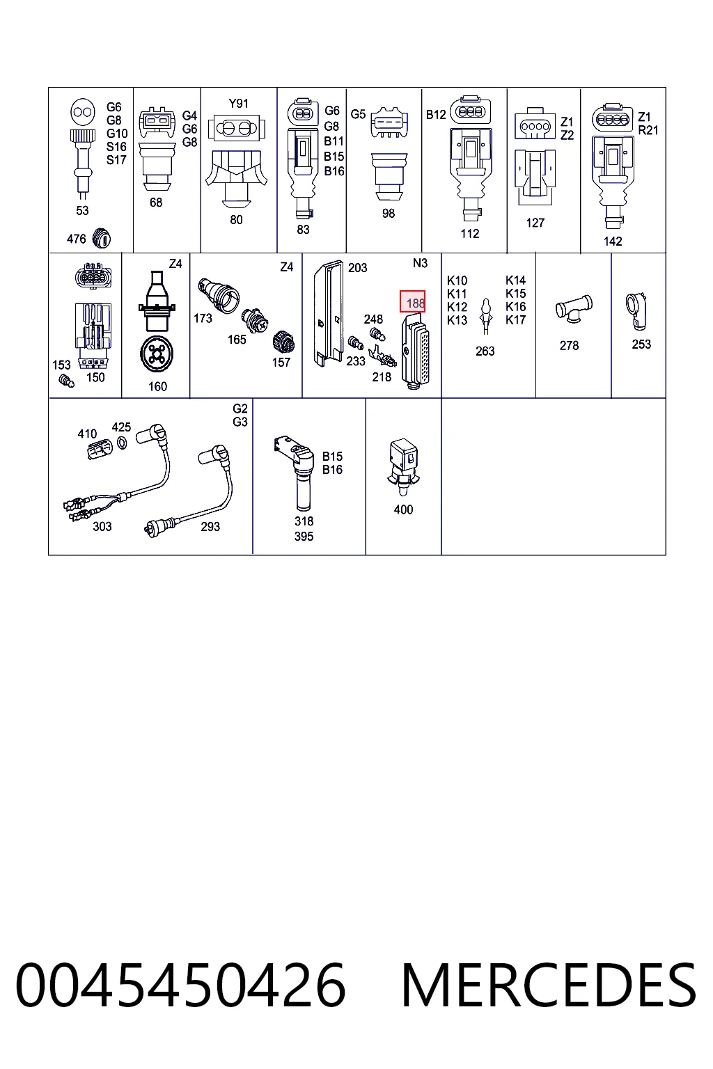 0045450426 Mercedes 