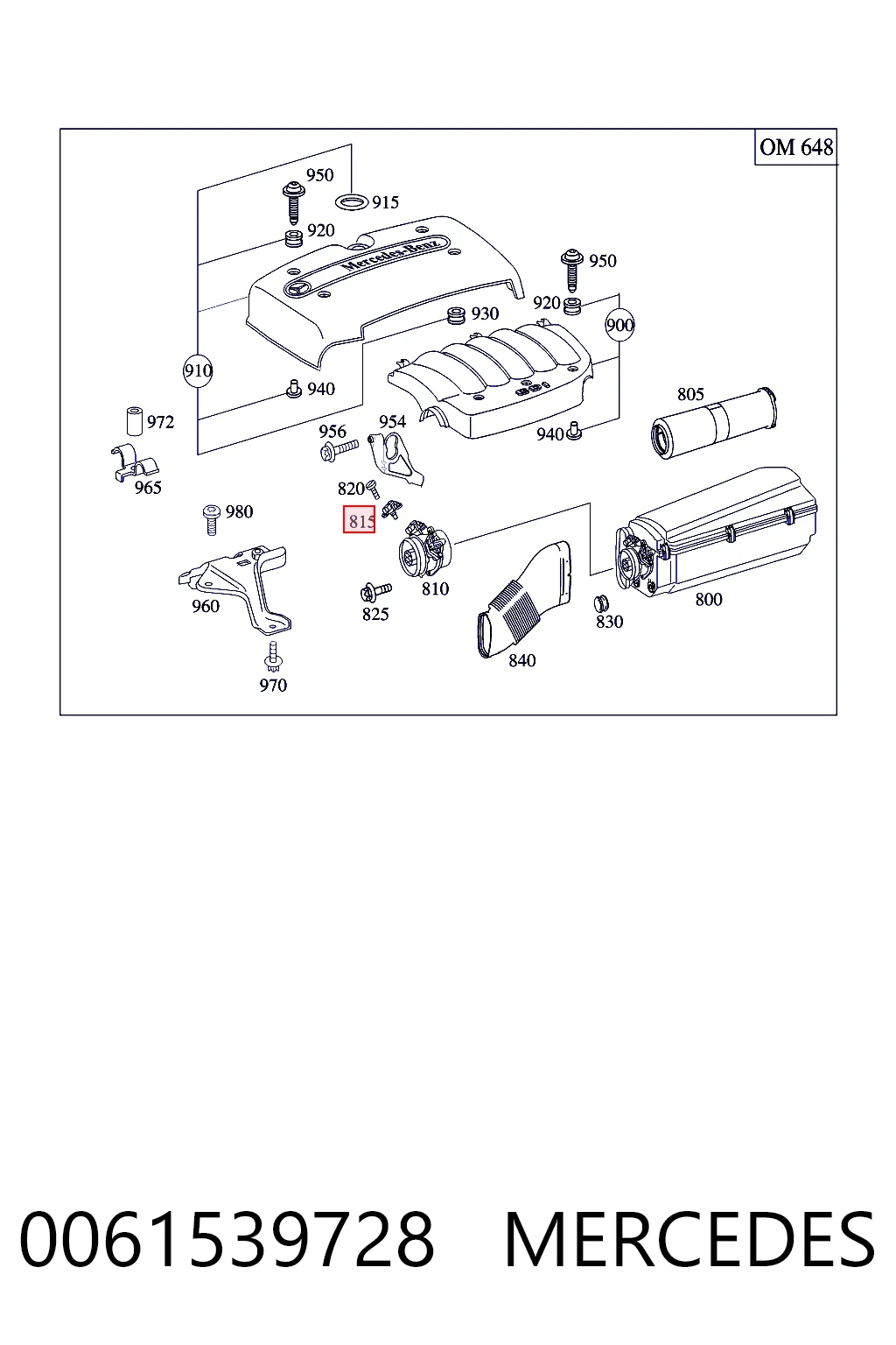 0061539728 Mercedes Sensor de pressão no coletor de admissão, MAP