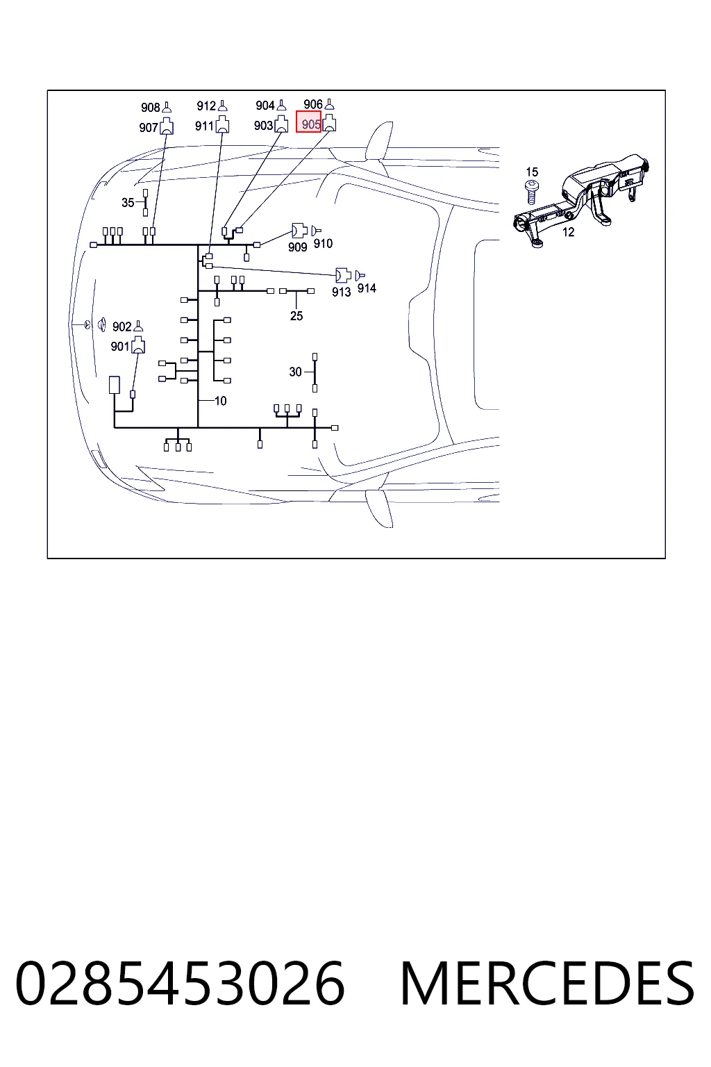 0285453026 Mercedes 