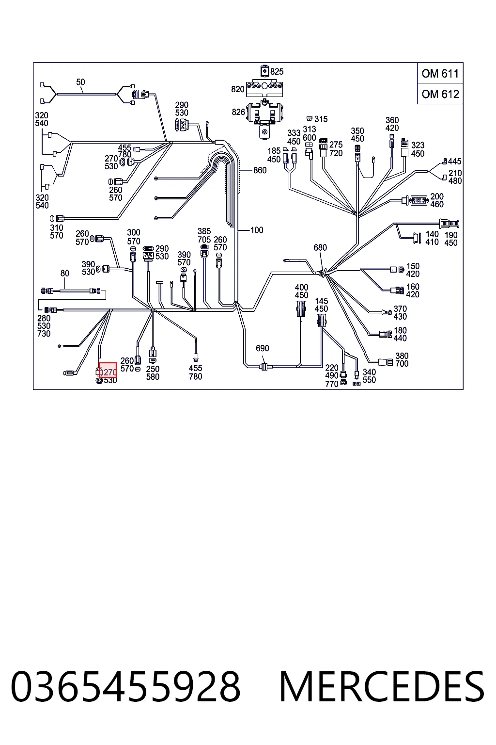 0365455928 Mercedes 