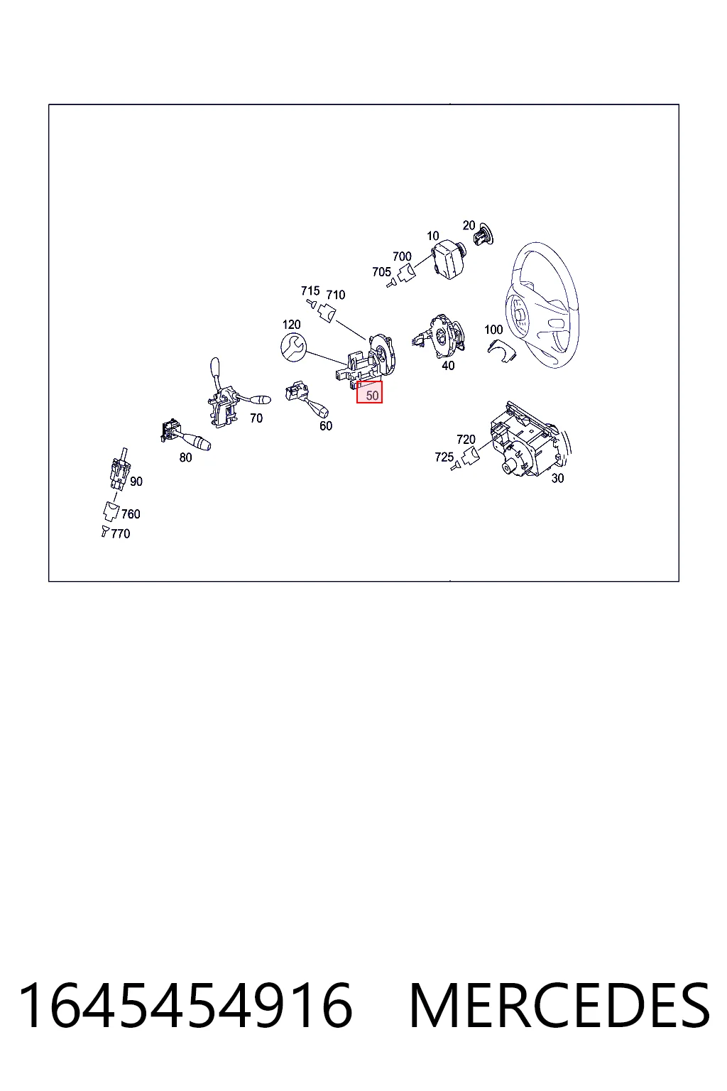Compre Sensor do ângulo de viragem do volante de direção Mercedes ML/GLE 