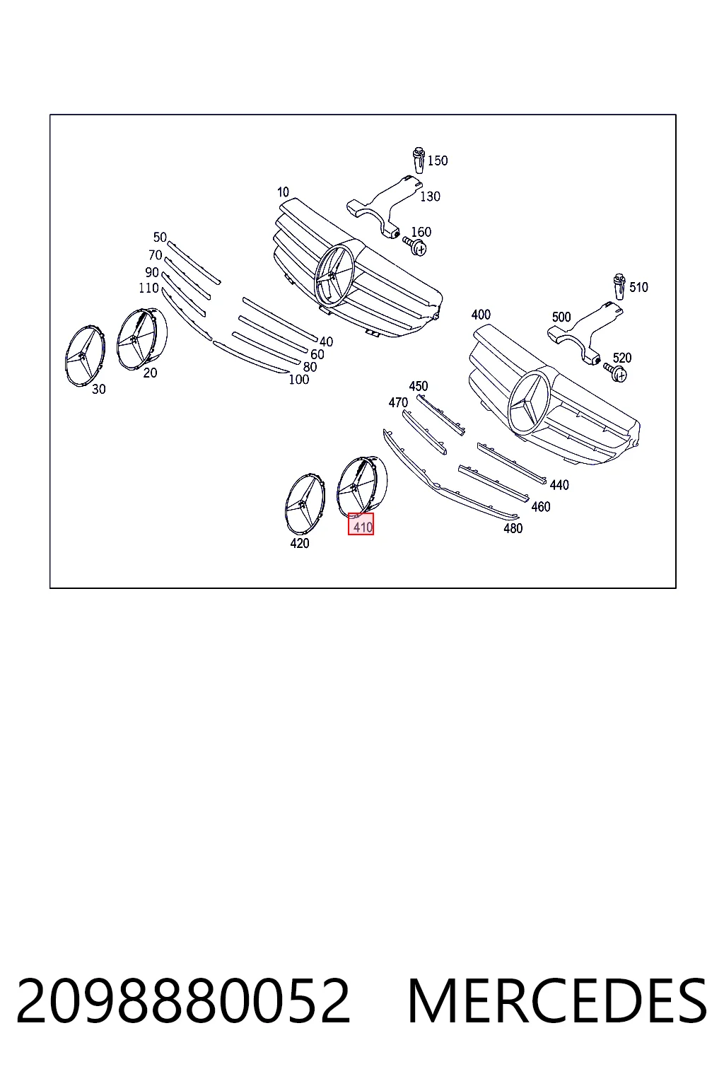 2098880052 Mercedes 