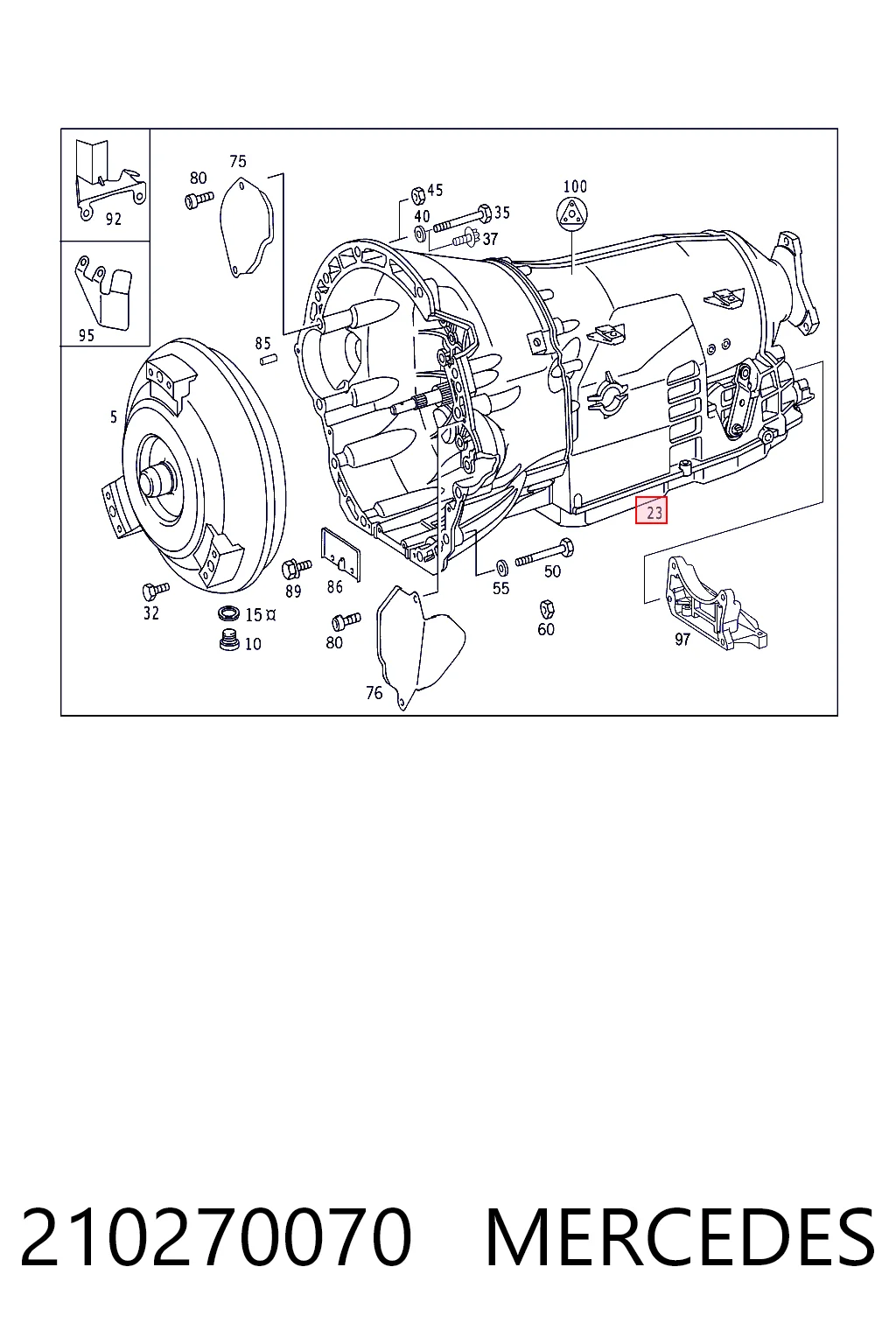 Caixa Automática de Mudança montada para SsangYong Rodius  