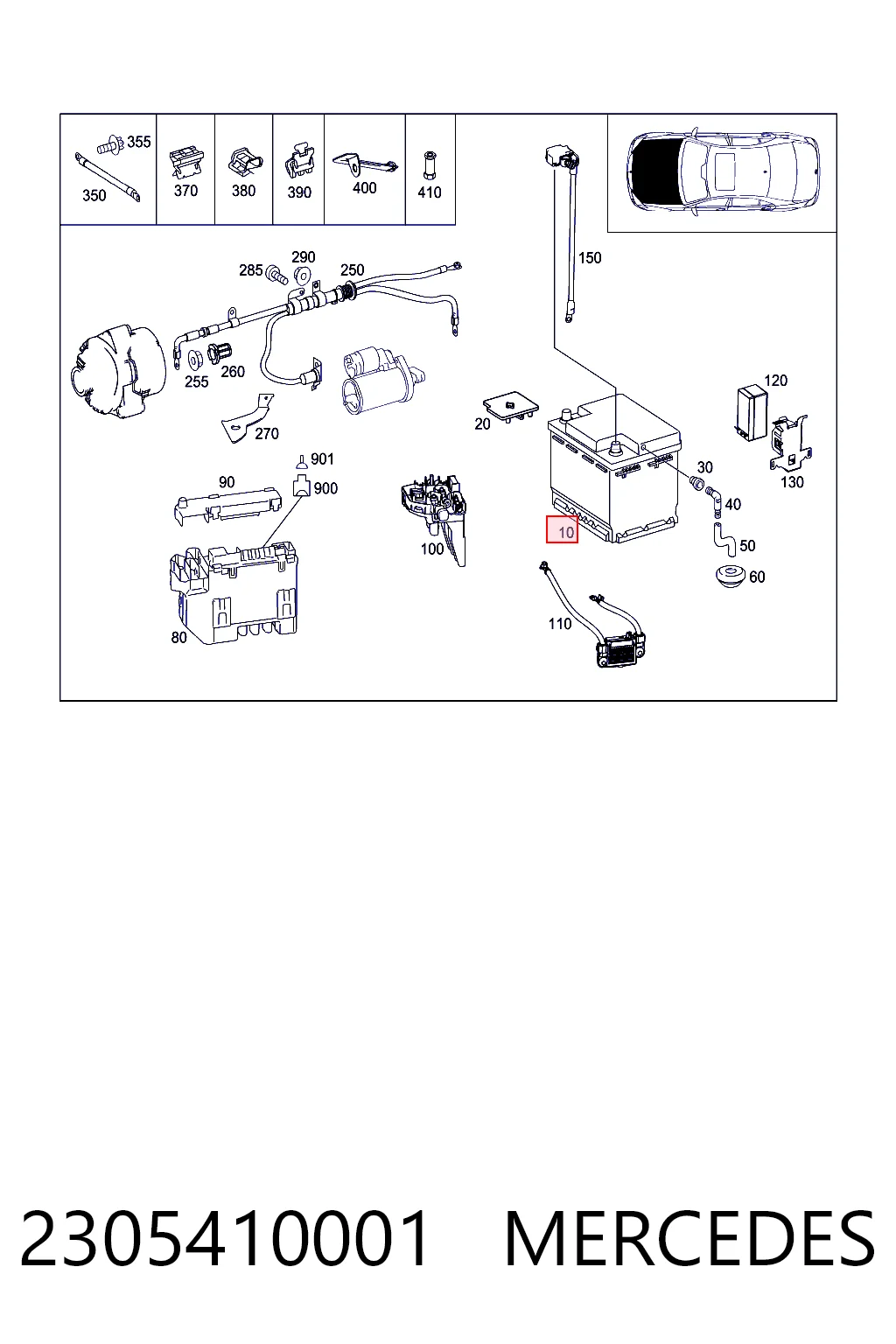 21461381 Volvo Bateria recarregável (PILHA)