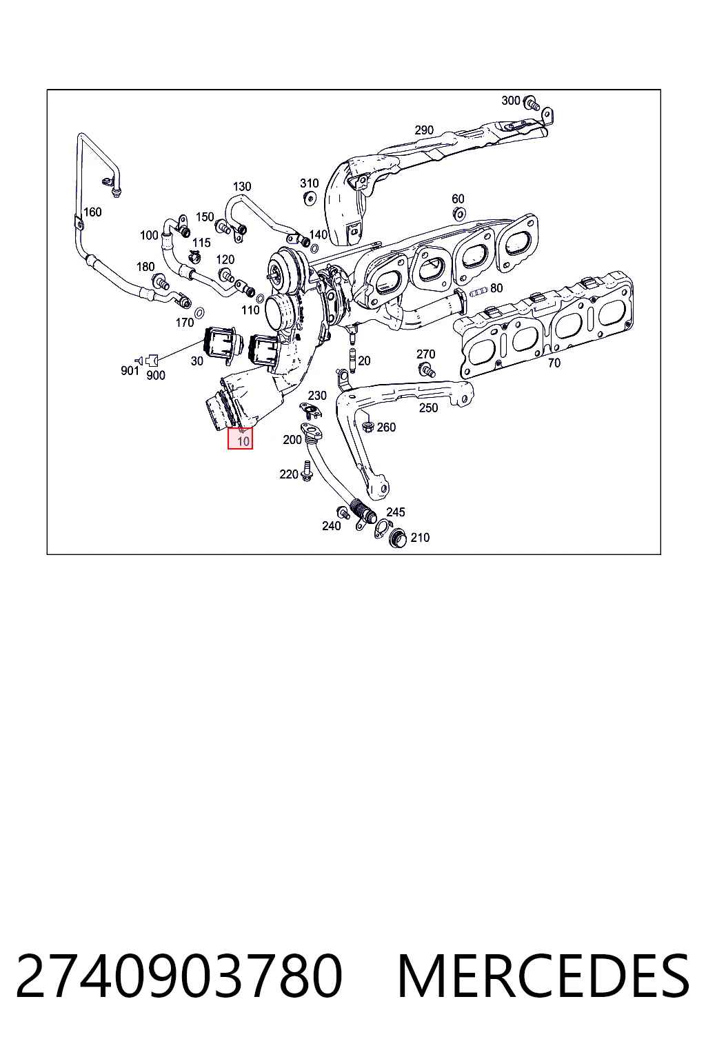 2740903780 Mercedes Turbina
