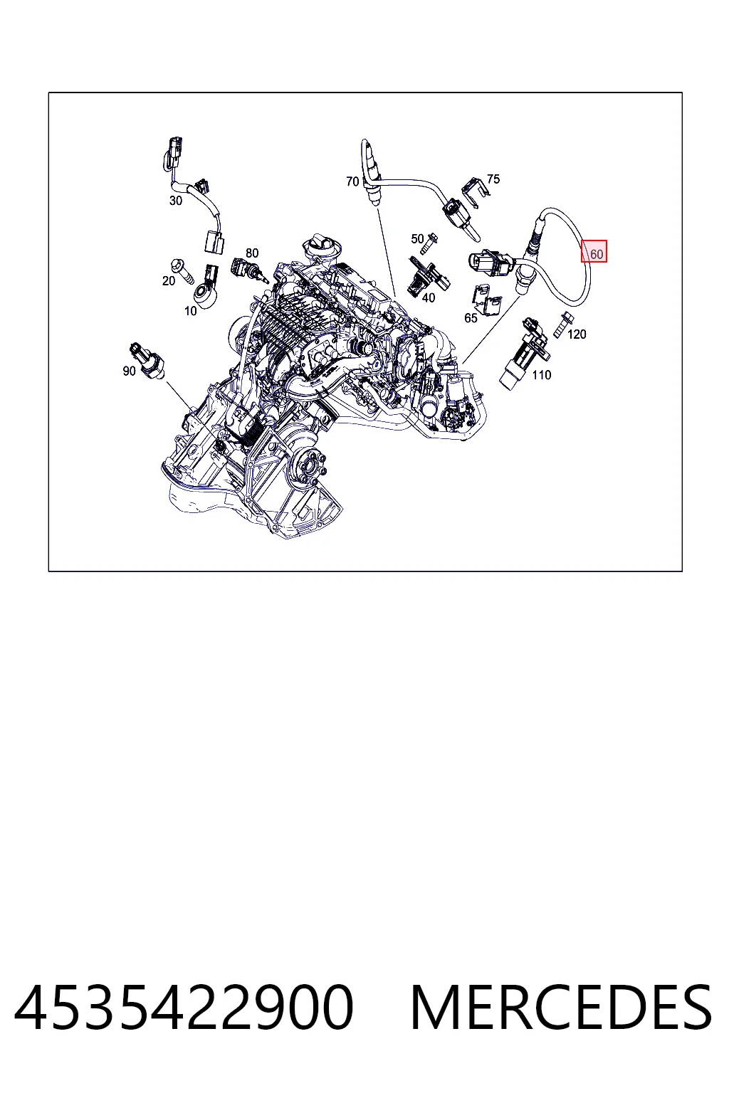 Compre 226934803R Nissan/Infiniti Sonda lambda, sensor de oxigênio até o catalisador