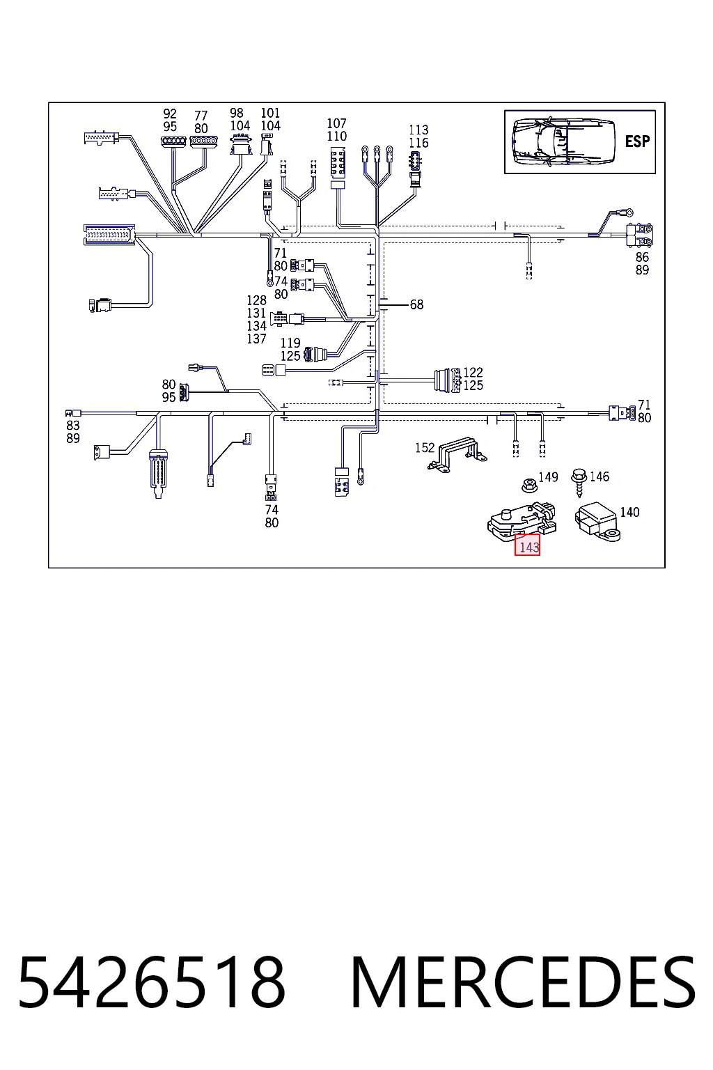 0265005201 Bosch Sensor de aceleração transversal (ESP)