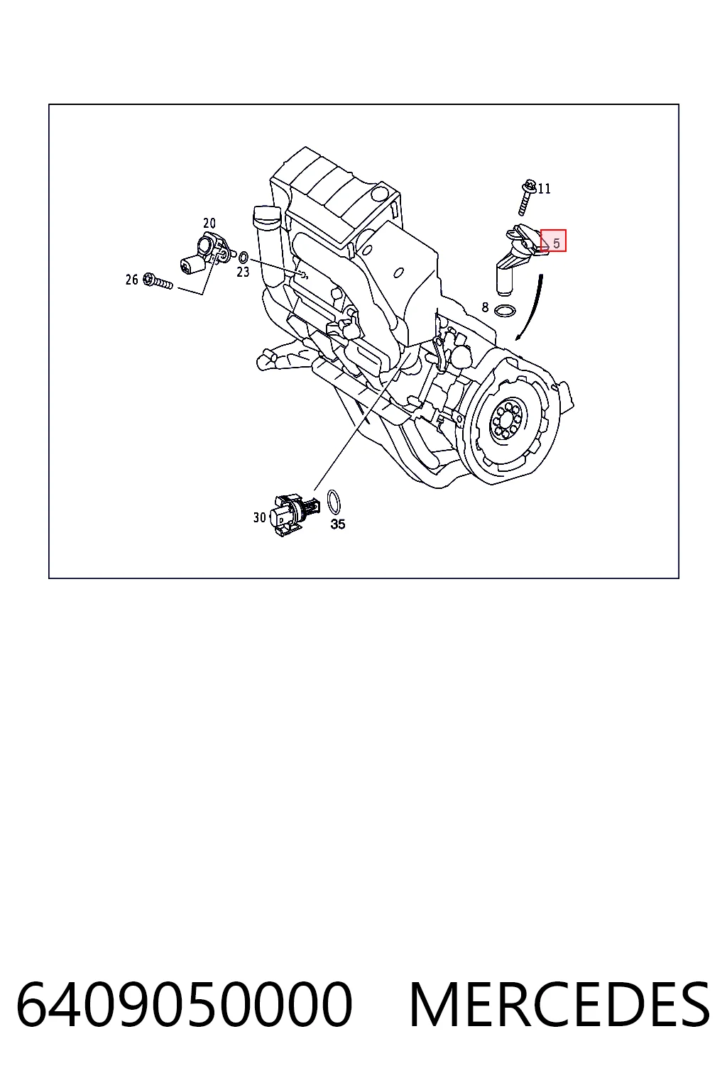 6409050000 Mercedes Sensor do nível de óleo de motor