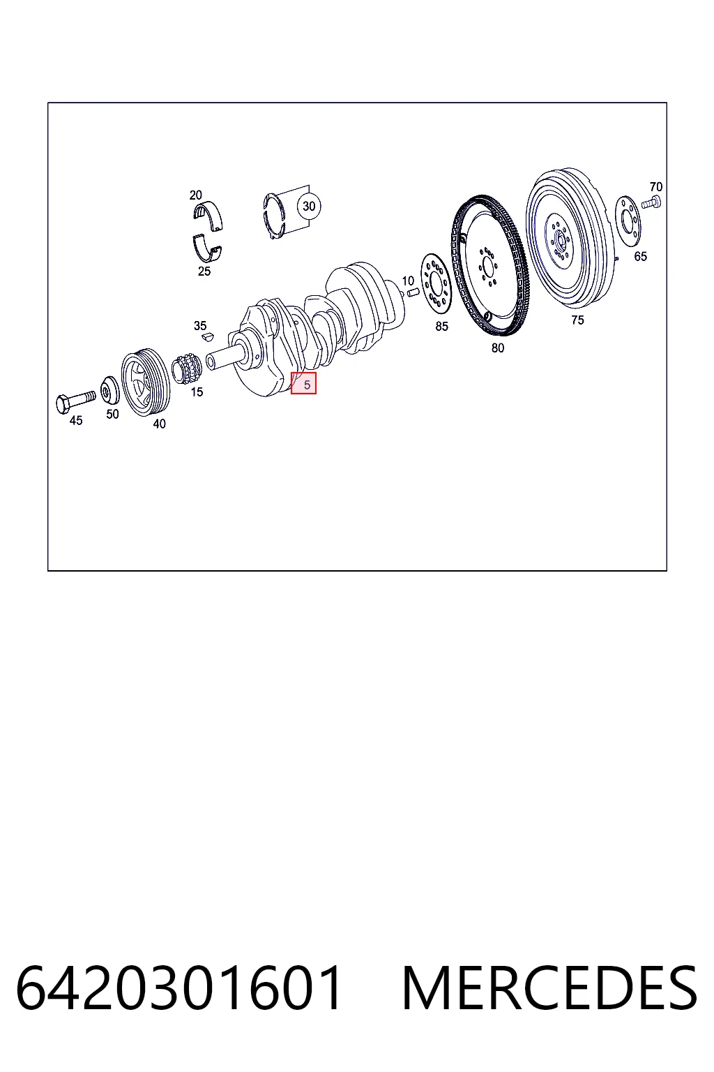 Cambota de motor para Mercedes E  W213