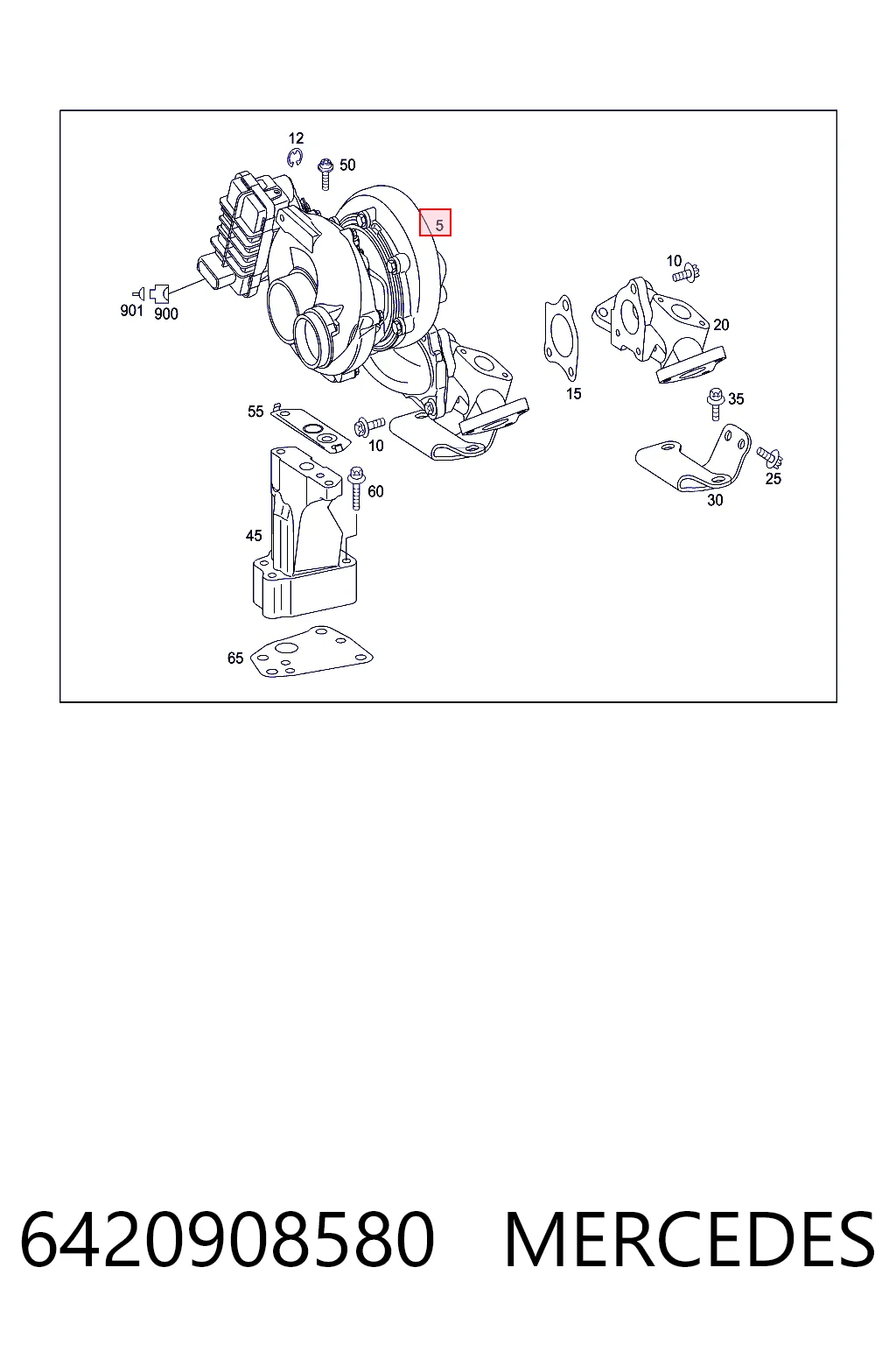 6420908580 Mercedes Turbina