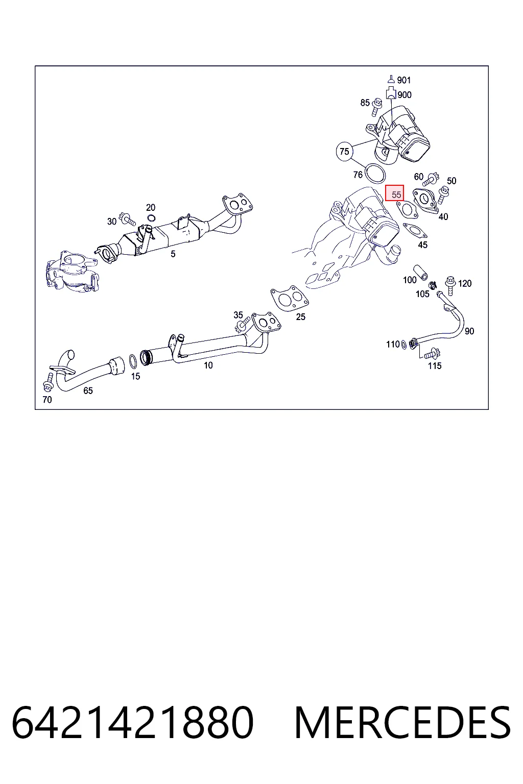 Compre K05175695AA Fiat/Alfa/Lancia Vedante de válvula EGR de recirculação