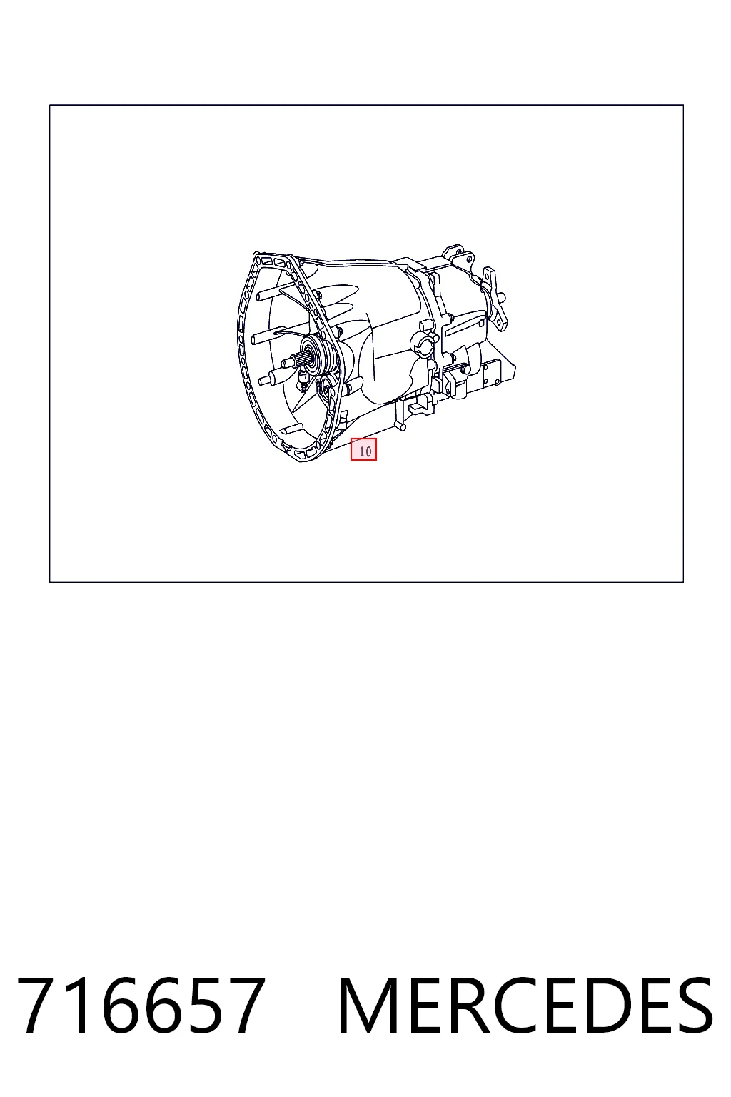 Caixa de Mudança montada (caixa mecânica de velocidades) para Mercedes C  W204