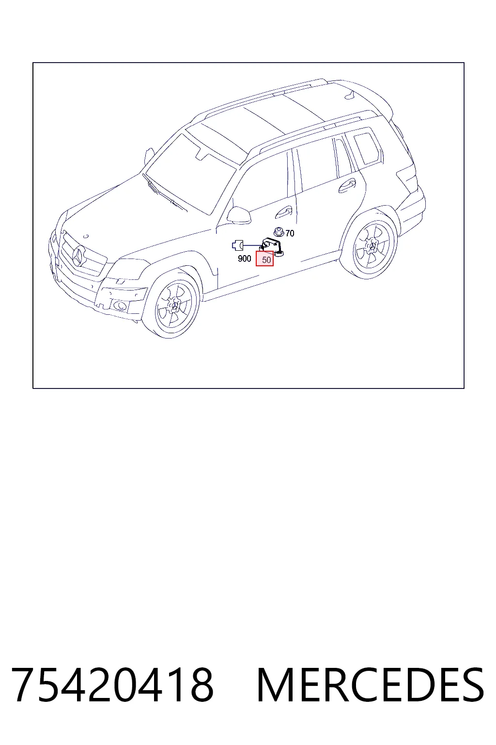 75420418 Mercedes Sensor de aceleração transversal (ESP)