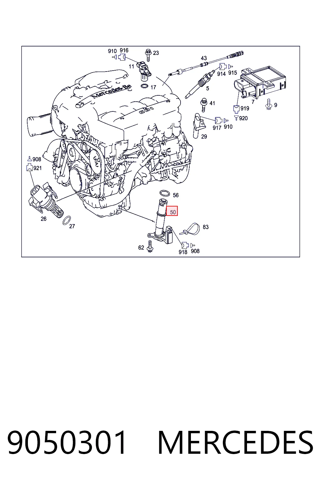  Sensor de pressão de óleo Mercedes Sprinter II 3-t plataforma a bordo (906) (2006 - 2018) II 3-t
