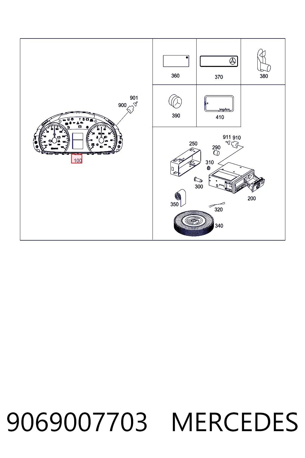 9069007703 Mercedes