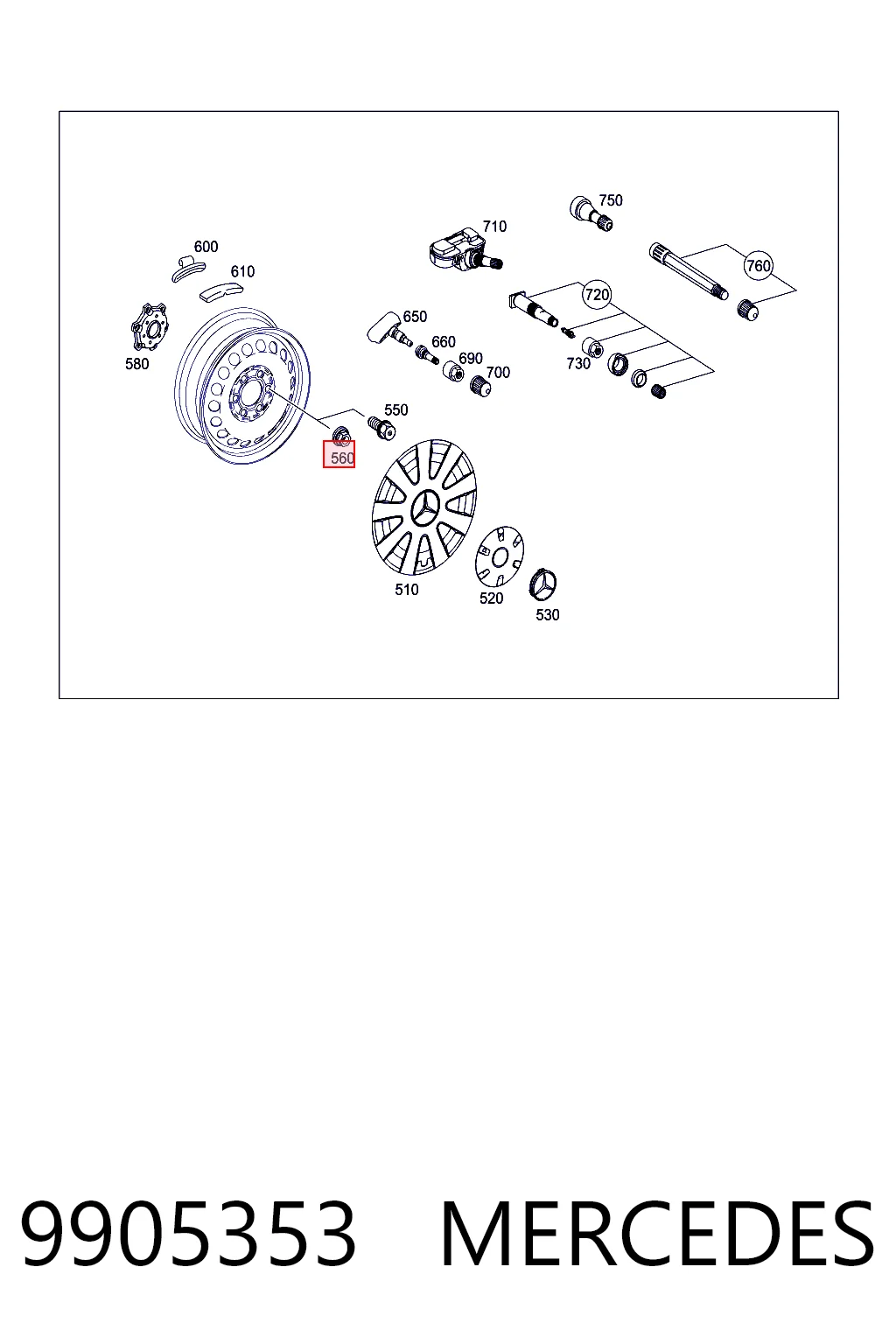 Compre Porca de roda Volkswagen Crafter 