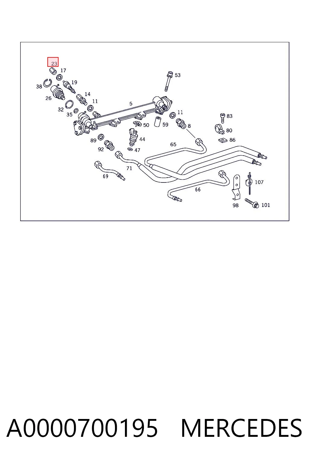 A0000700195 Mercedes