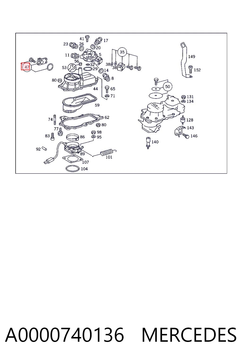 A0000740136 Mercedes