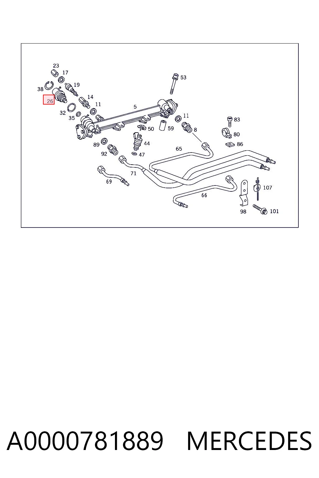 A0000781889 Mercedes
