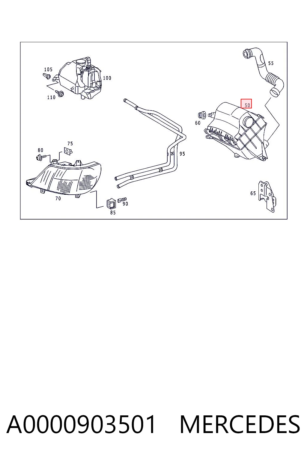 A0000903501 Mercedes