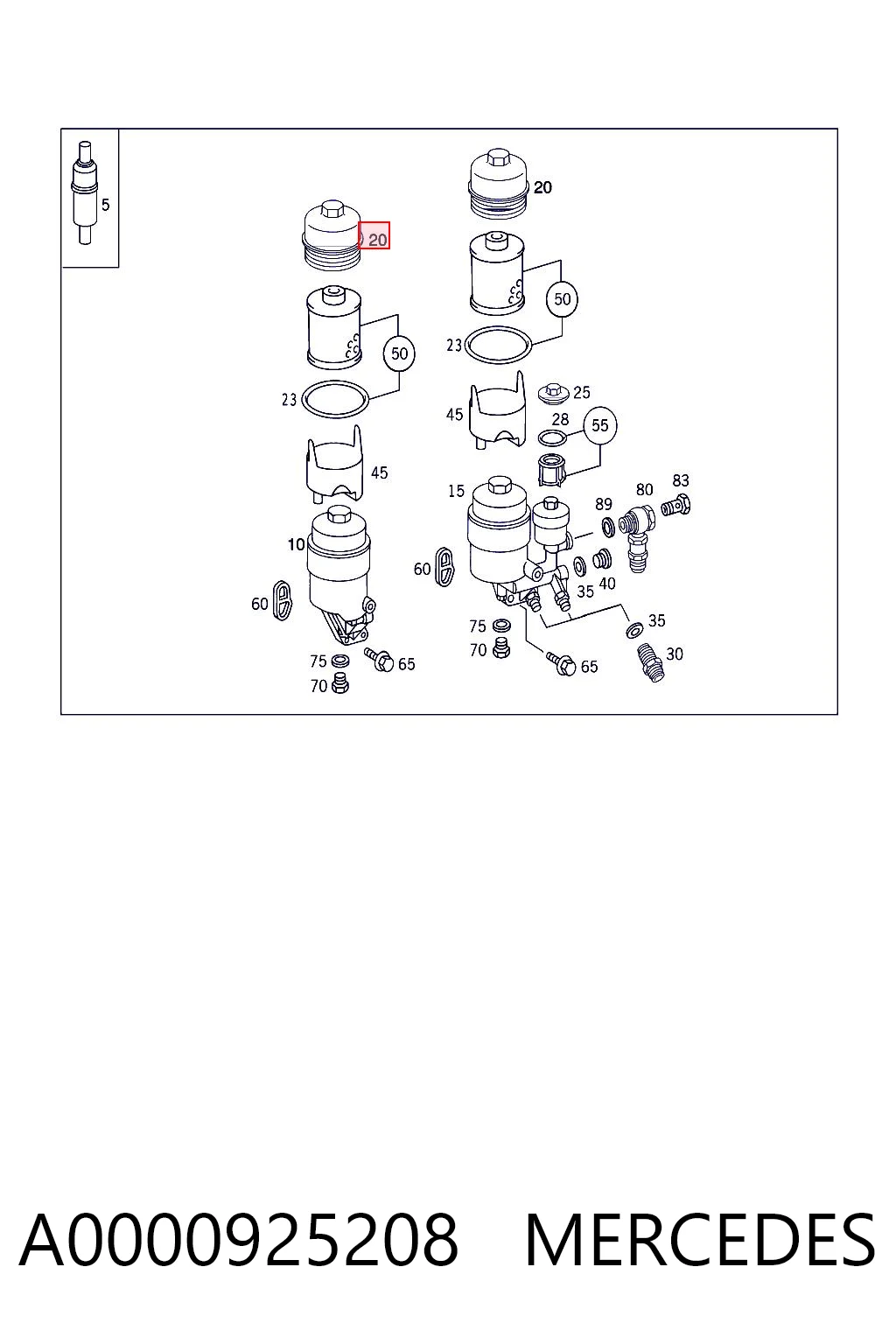 A0000925208 Mercedes