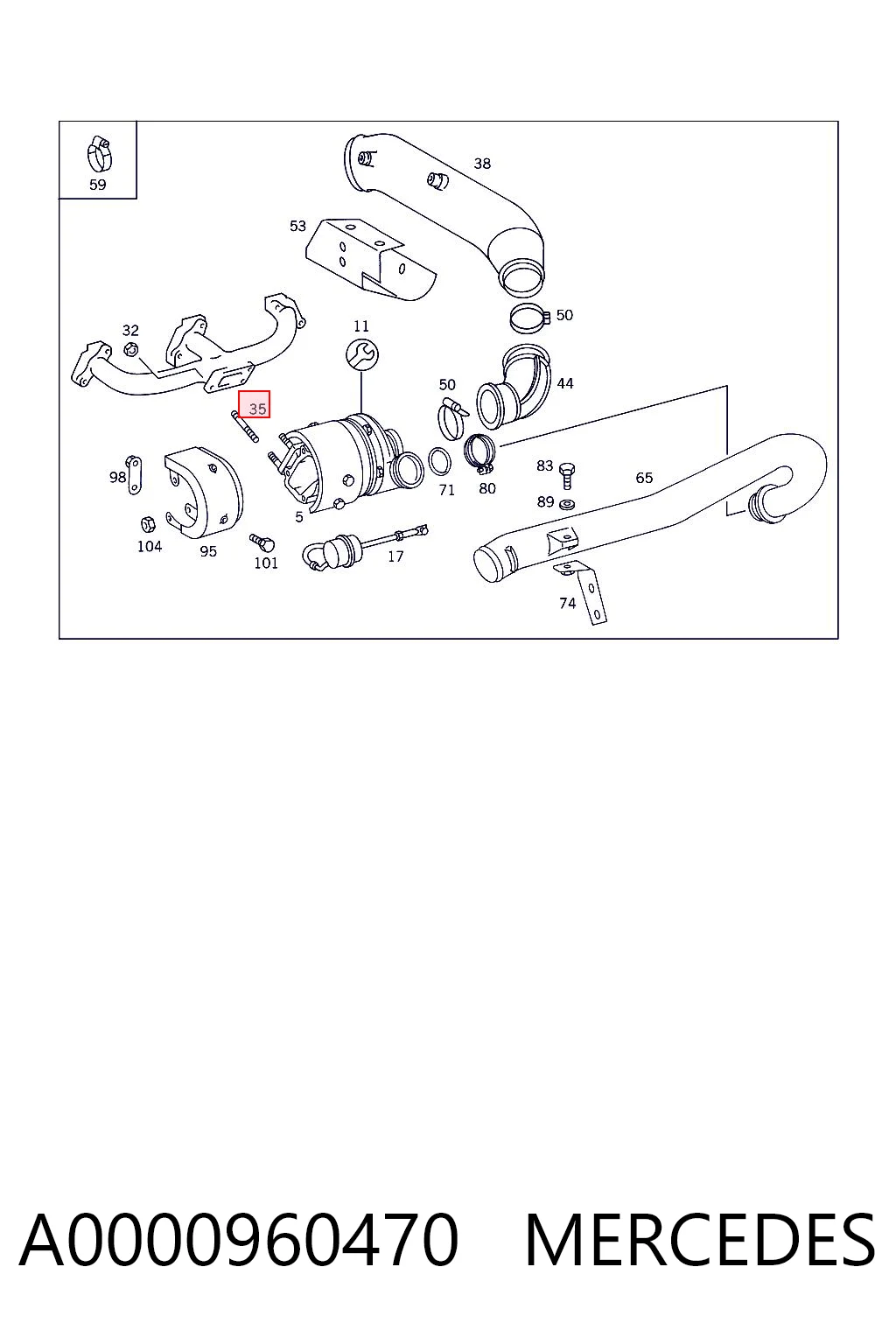 A0000960470 Mercedes